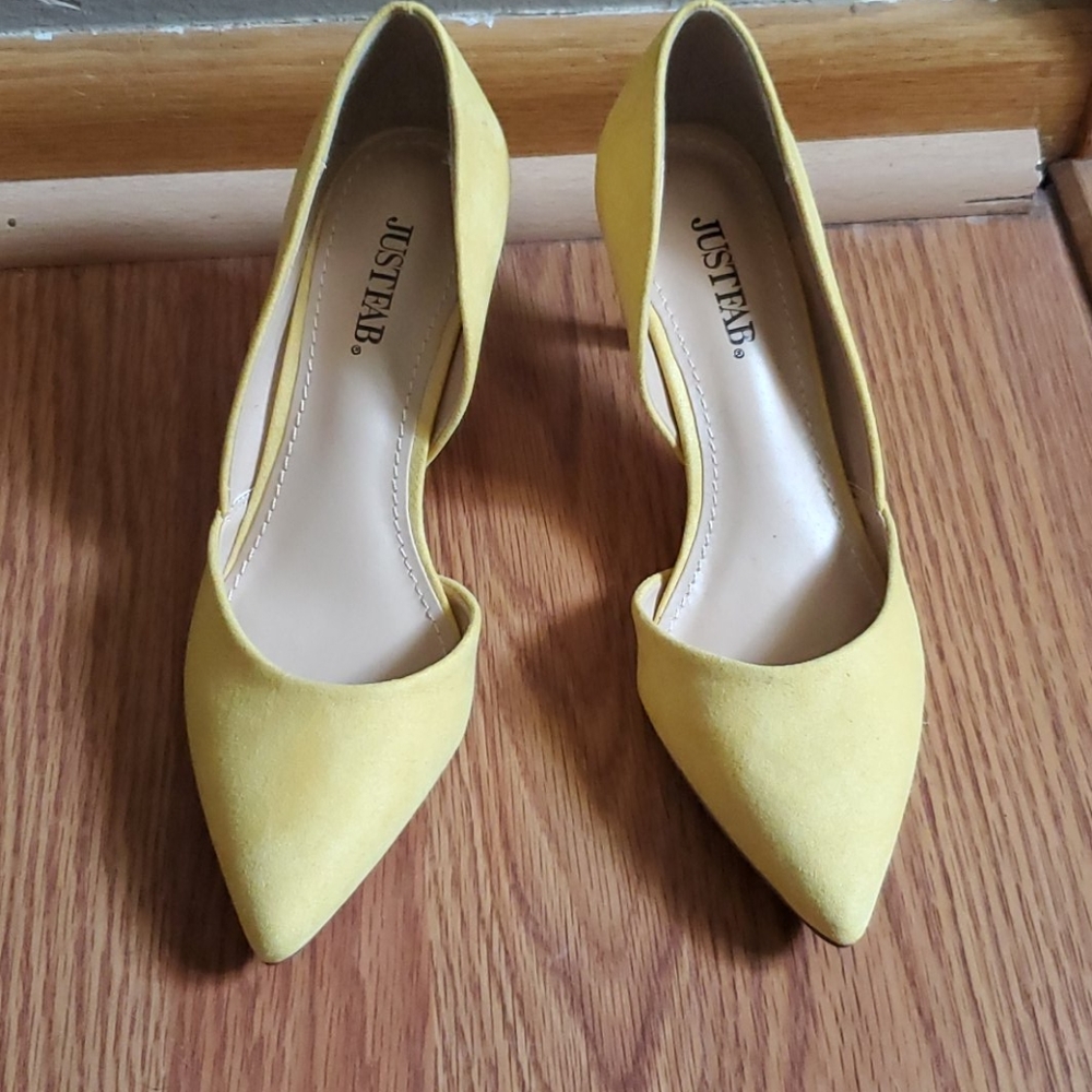 Yellow heels